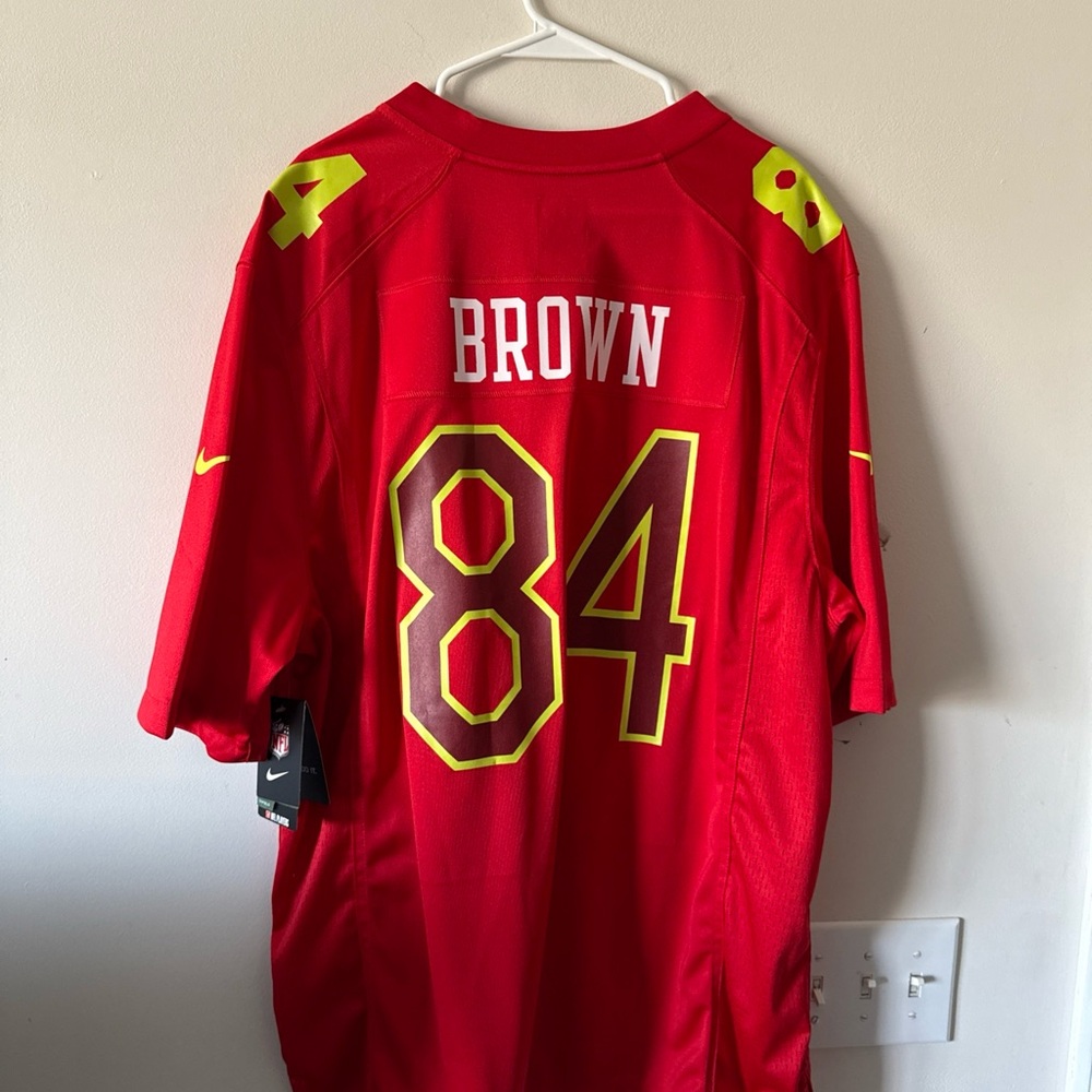 Men’s Nike Antonio Brown #84 Steelers 2017 Pro Bowl AFC Jersey Sz XL - NWT RARE - Picture 7 of 7